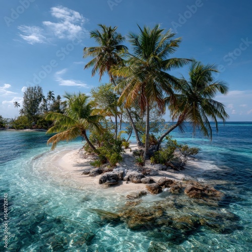 Tropical island paradise