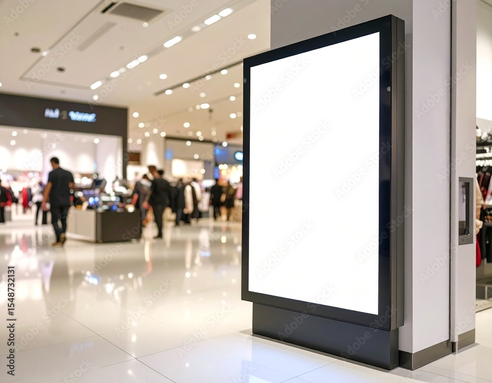 Fototapeta premium STORE LUXUARY MOCK UP