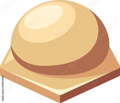 Dumpling snack made from dough