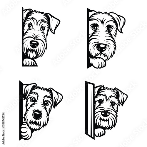Airedale Terrier dog svg