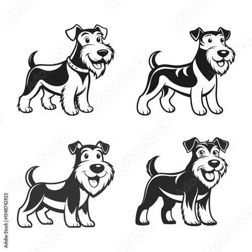 Airedale Terrier dog svg