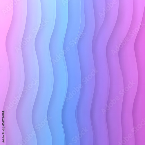 Abstract Pastel Rainbow Wave Pattern Background
