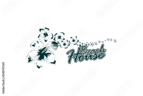 Romantic Collection floral design elements set