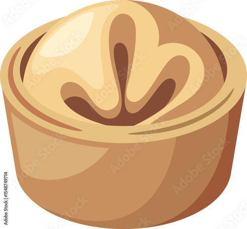  vector illustrationDough dumpling for menu
