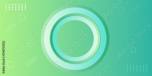 Yellow Green Geometric Background. Modern Shape Concept. Green Backdrop. Dynamic Shapes Composition. Template For Your Beautiful Background. Vector Illustration