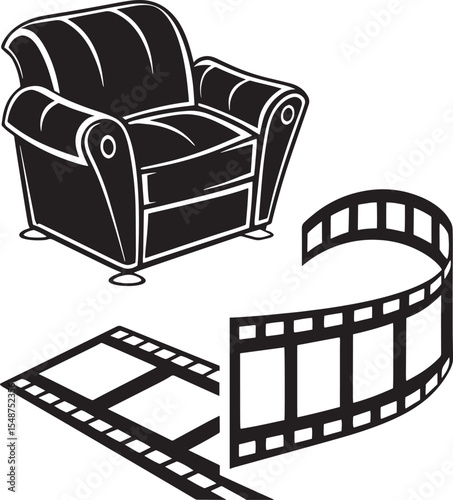 film strip vector illustration