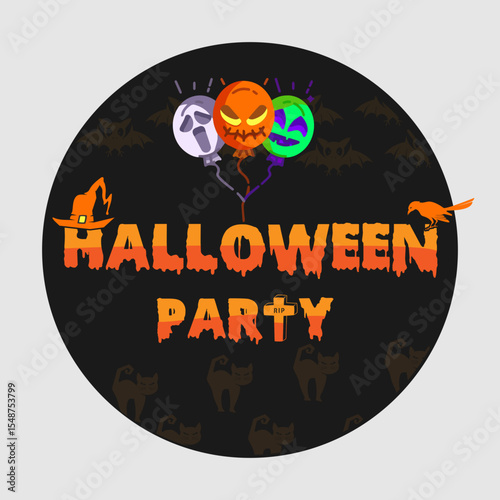 halloween background with pumpkin