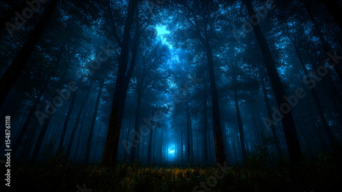 forest in the night