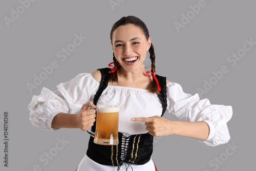 Young woman in traditional ...