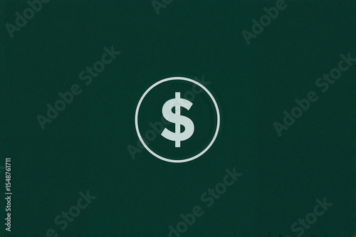 Vibrant illustration of the iconic dollar symbol