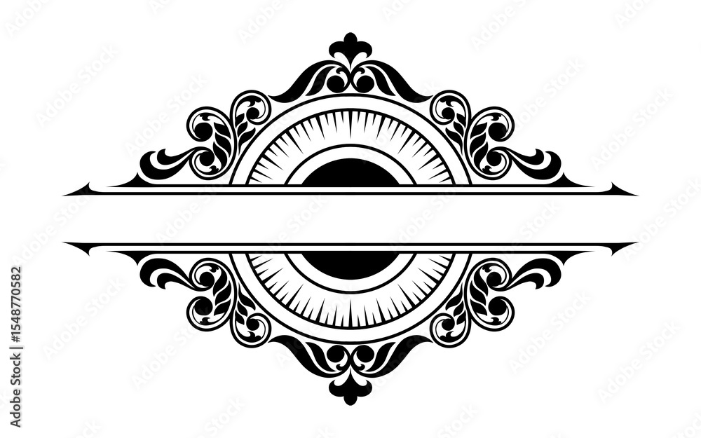 Vector vintage ornament frames and borders decoration for certificates and wedding invitations
