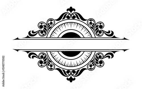 Vector vintage ornament frames and borders decoration for certificates and wedding invitations