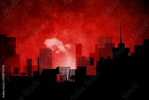 Artistic cityscape design