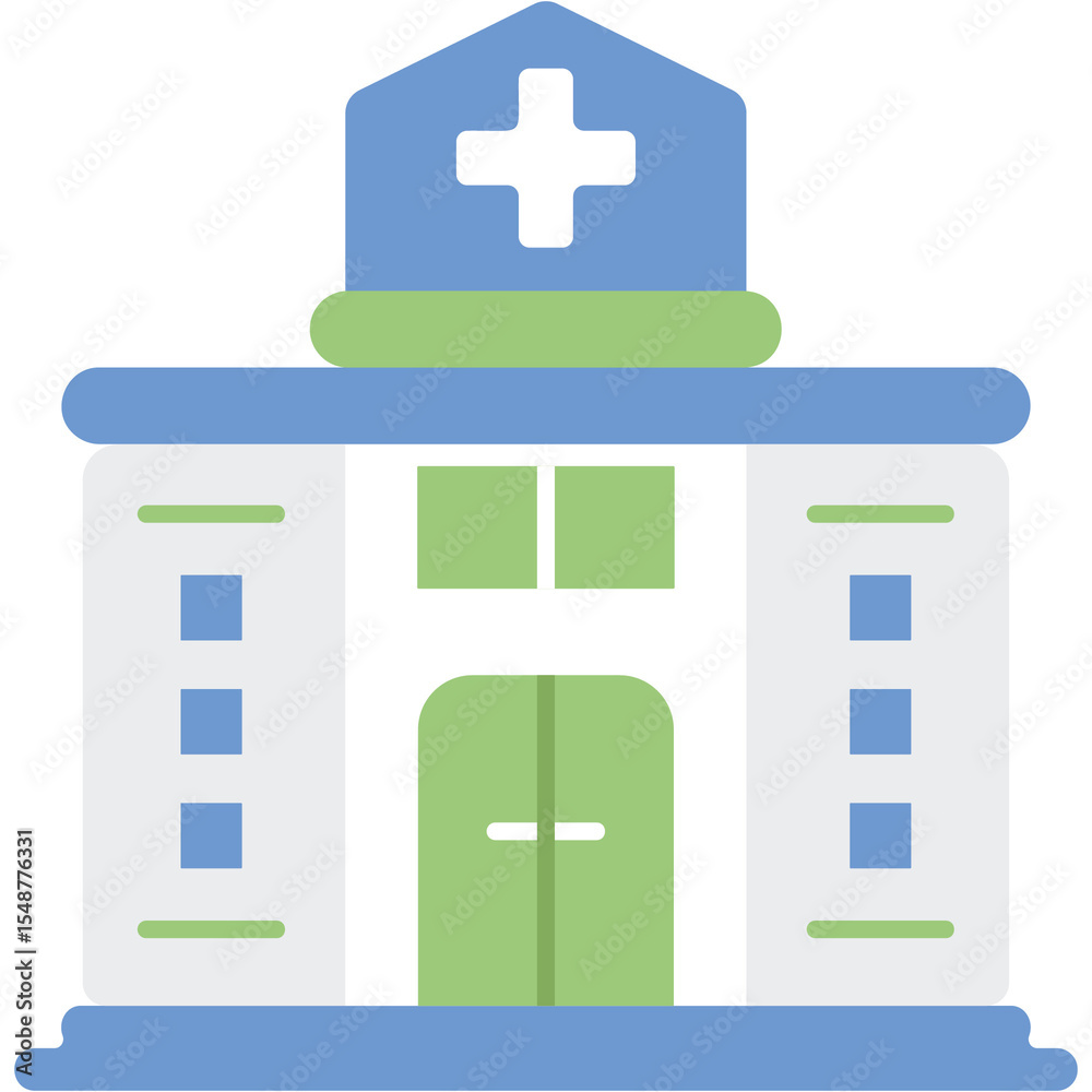 Obraz premium Hospice Illustration