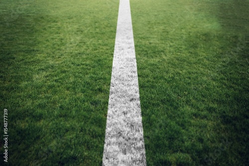 Dividing line at playing field