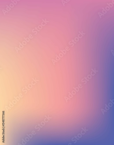 Vertical image of diffused purple to orange colour, calming background copy space