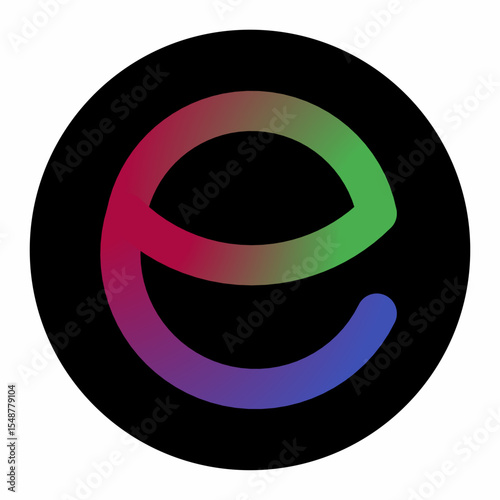 Minimalist vector logo featuring the letter E in a bold and modern style. Perfect for branding, business identity, tech companies, startups, or app icons.