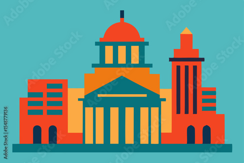 Vibrant Cityscape Architectural Marvels and Urban Design