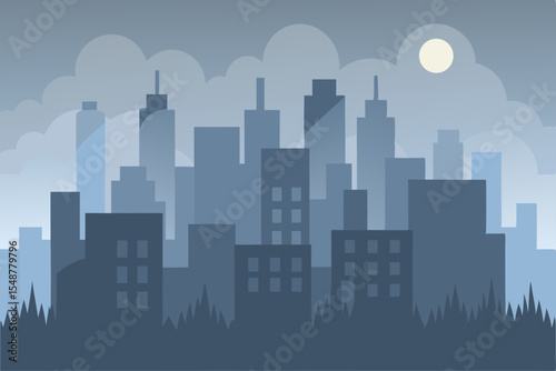 city skyline silhouette