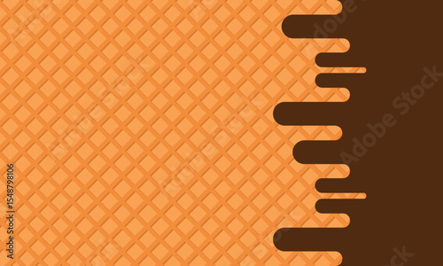 ICE CREAM CONE PATTERN BACKGROUND. GREAT FOR COLD FOOD THEME