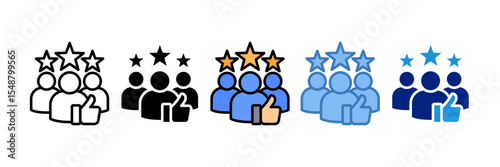 Customer Experience Icon Element For Design