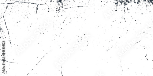 Weathered surface with a predominantly white background, Abstract texture dust particle and dust grain on grunge design, possibly used for artistic decoration grunge-style design purposes.