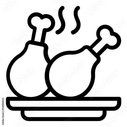 chicken leg icon