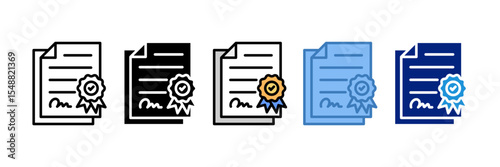 Licensing Icon Element For Design