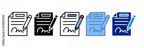 Signature Icon Element For Design