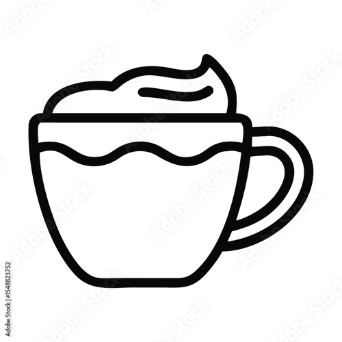 Coffee Minimalist and Flat Logo Vector illustration 