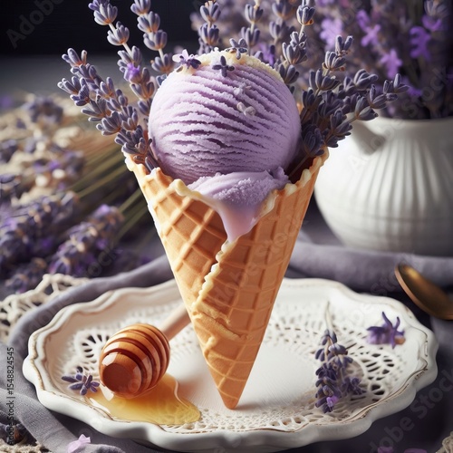 Lavender Honey sprigs and ho