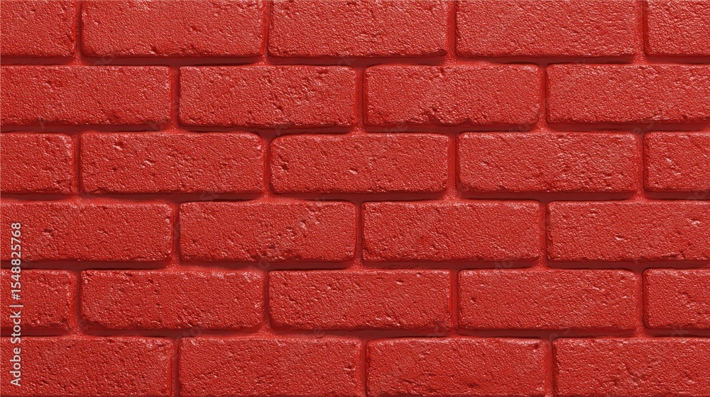 Obraz premium Red Brick Wall Texture for Background or Design Use
