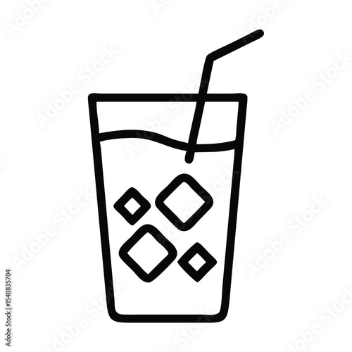 Drink vector icon can be used for party and celebration