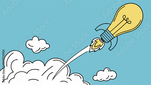 Igniting Innovation Launching Creative Ideas with Rocket-Powered Imagination