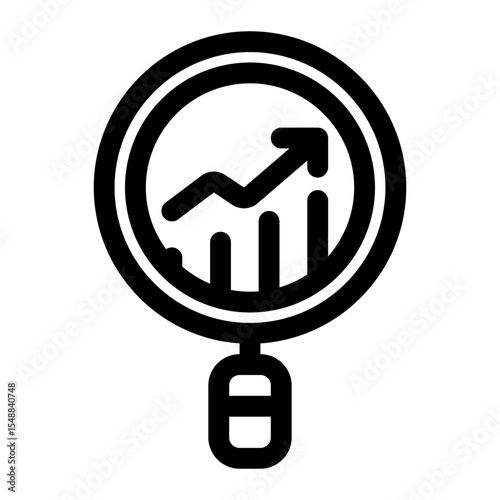 Growth Analysis Magnifying Glass