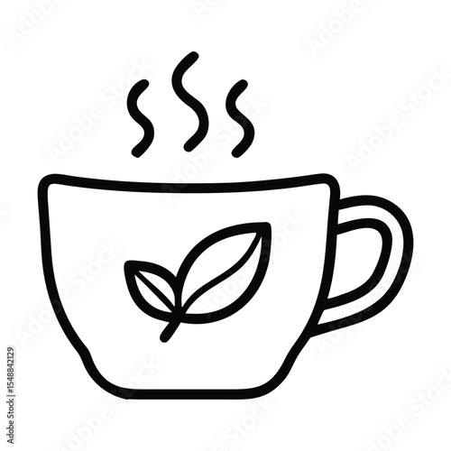 Tea Pot Silhouette Graphics Perfect for Cafe and Kitchen
