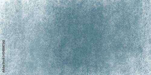 Abstract soft grunge surface in watercolor blue wash

