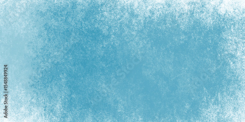 Rough paint background with grunge strokes in blue

