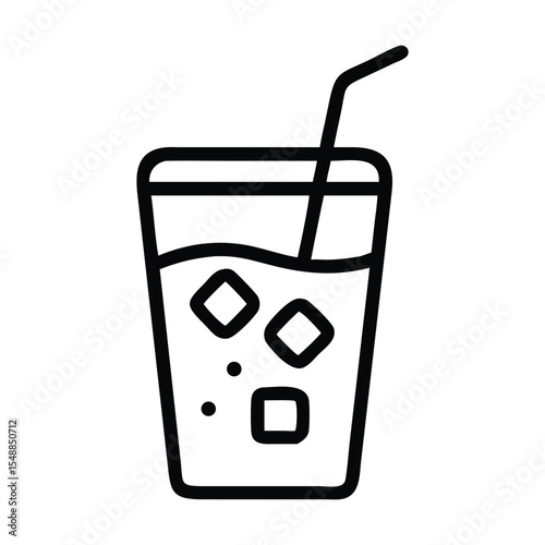 Drink vector icon can be used for party and celebration