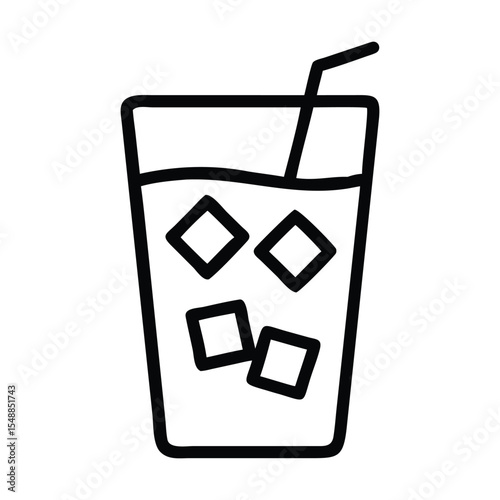 Drink vector icon can be used for party and celebration