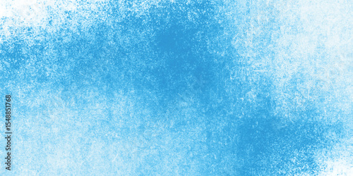 Abstract painted texture in blue with faded grunge effect

