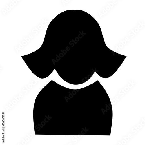 User profile woman icon vector illustration 