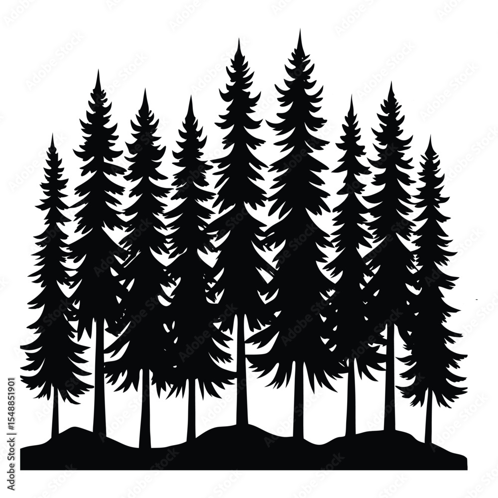 Obraz premium trees in the forest