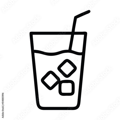 Drink vector icon can be used for party and celebration