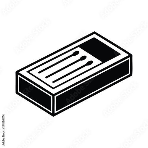Matchbox Vector Icon Doodle