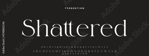 Luxury serif font in modern style. Elegant wedding alphabet letters font and number. Typography Luxury classic lettering serif fonts decorative vintage retro logo