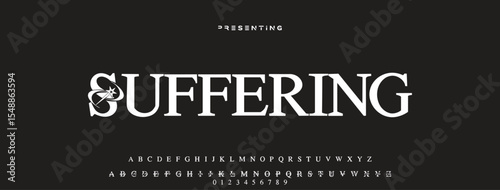 Luxury serif font in modern style. Elegant wedding alphabet letters font and number. Typography Luxury classic lettering serif fonts decorative vintage retro logo