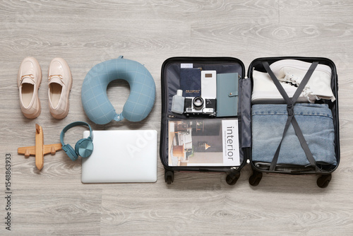 Suitcase with travel access...