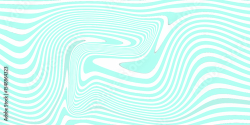 Abstract linear distorted pattern. Retro hippie colorful background with wavy psychedelic texture, optical illusion effect abstract background
