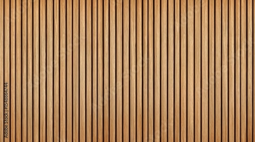 Vertical wooden slat wall with natural warm tones and textured grain pattern